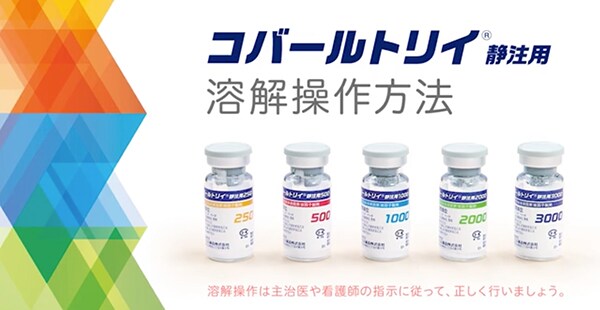 溶解操作方法　コバールトリイ®静注用